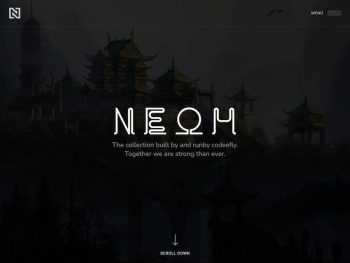 Neoh - NFT PortfolioReact Nextjs Landing Page Yazı Tipi