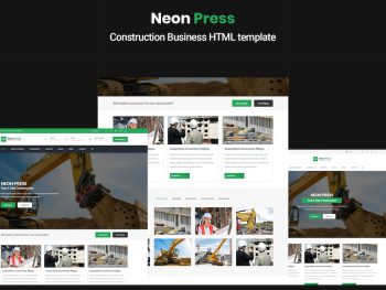 NeonPress - Construction Business HTML Template Yazı Tipi