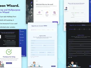 NeonWizard - Questionnaire Multistep Form Wizard Yazı Tipi
