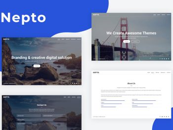 Nepto - Responsive Coming Soon Template Yazı Tipi