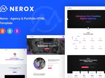 Nerox - Agency & Portfolio HTML Template Yazı Tipi