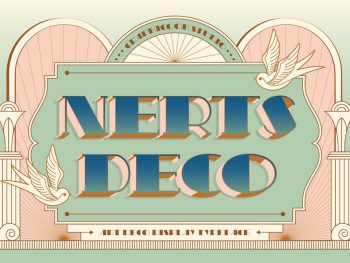 Nerts Deco Artdeco Display Typeface Yazı Tipi
