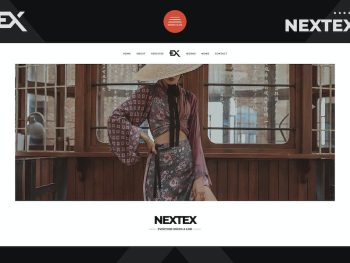 Nextex - One Page Photography Portfolio Template Yazı Tipi