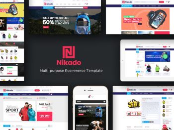 Nikado -Responsive Theme for WooCommerce WordPress Teması