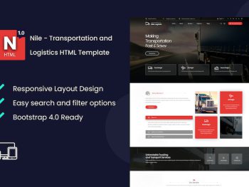 Nile - Transportation and Logistics HTML Template Yazı Tipi