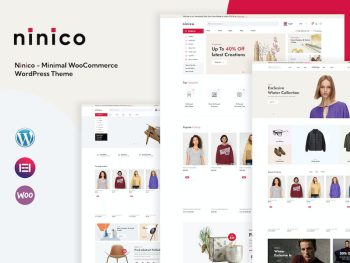 Ninico - Minimal WooCommerce WordPress Teması
