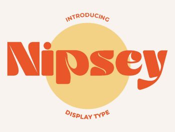 Nipsey - Display Font Yazı Tipi
