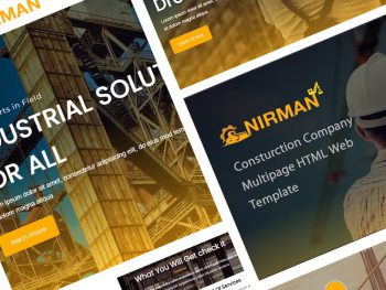 Nirman - Construction Business HTML Template Yazı Tipi