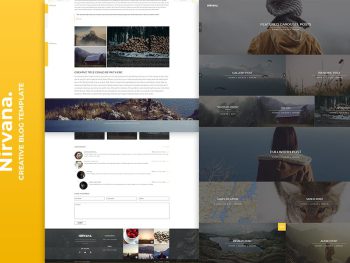 Nirvana Creative Blog Template Yazı Tipi