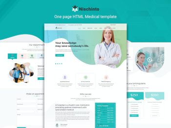Nischinto - Medical Landing Page HTML Template Yazı Tipi