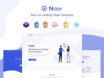 Nody React - React Js Landing Page Template Yazı Tipi