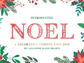 Noel Decorative Font Yazı Tipi