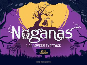 Noganas Halloween font Yazı Tipi