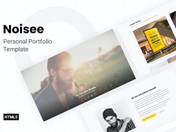 Noisee - Personal Portfolio Template Yazı Tipi