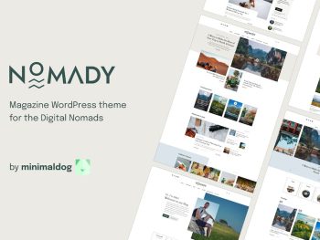 Nomady - Magazine Theme for Digital Nomads WordPress Teması