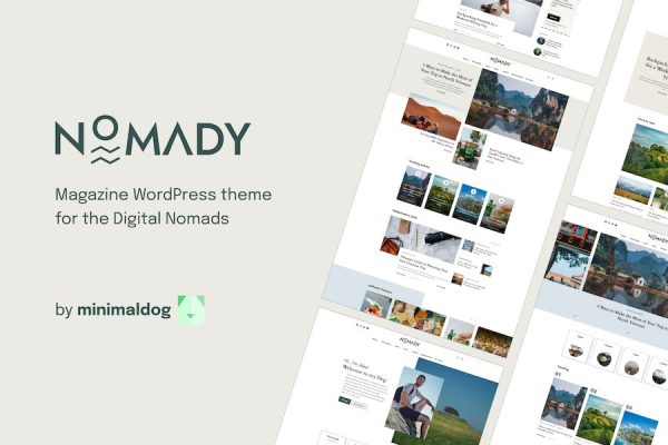 Nomady - Magazine Theme for Digital Nomads WordPress Teması