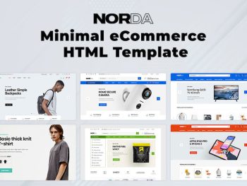 Norda - Minimal eCommerce HTML Template Yazı Tipi