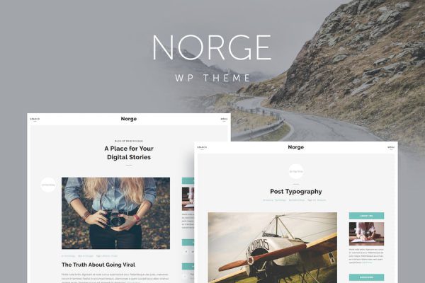 Norge - Responsive Blog WordPress Teması