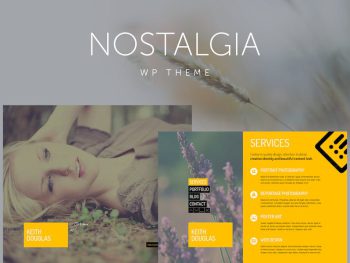 Nostalgia - Responsive Portfolio WordPress Teması