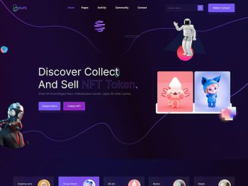 Nufti - NFT Marketplace HTML Template Yazı Tipi