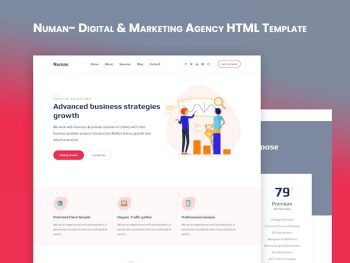 Numan- Digital & Marketing Agency HTML Template Yazı Tipi