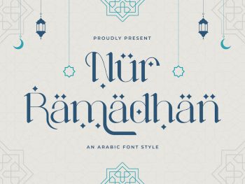 Nur Ramadhan - An Arabic Font Style Yazı Tipi
