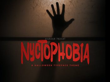 Nyctophobia Yazı Tipi