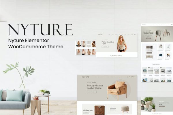 Nyture - Elementor WooCommerce Theme WordPress Teması