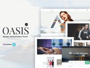 Oasis - Modern WooCommerce Theme WordPress Teması