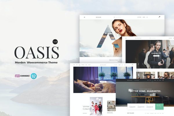 Oasis - Modern WooCommerce Theme WordPress Teması