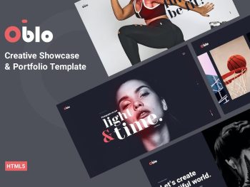 Oblo - Creative Photography Portfolio Template Yazı Tipi