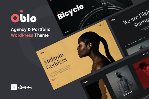 Oblo - Portfolio Agency Elementor WordPress Teması