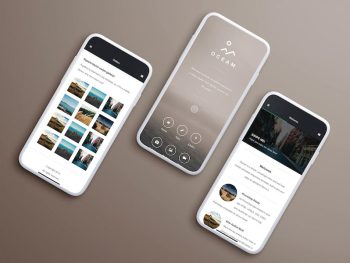 Oceam | Mobile Website Template Yazı Tipi