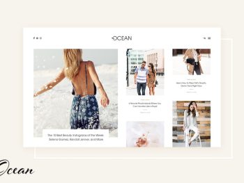 Ocean - Exquisite  Blog WordPress Teması
