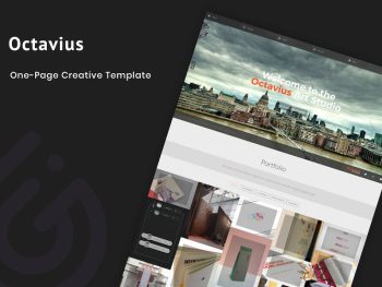 Octavius - Responsive One Page Template Yazı Tipi