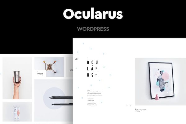 Ocularus - Minimal Photography WordPress Teması