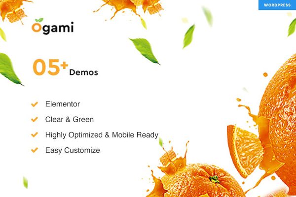 Ogami - Organic Store & Bakery WordPress Teması