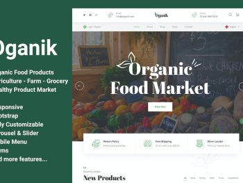 Oganik - Organic Food Products & Agriculture Farm Yazı Tipi