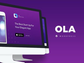 Ola - Multipurpose App Landing Page Theme WordPress Teması