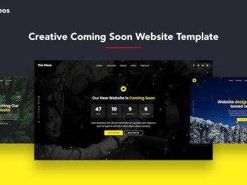 Oleos - Creative Coming Soon Website Template Yazı Tipi