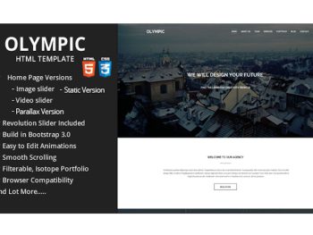 Olympic One Page Parallax Template Yazı Tipi