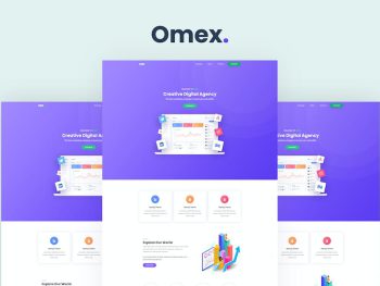 Omex - Startup and SaaS Template Yazı Tipi