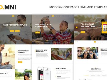 Omni - Modern Onepage HTML App Template Yazı Tipi