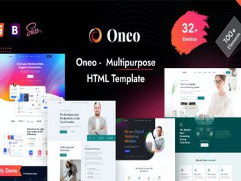 Oneo - One Page & Multipurpose Template Yazı Tipi