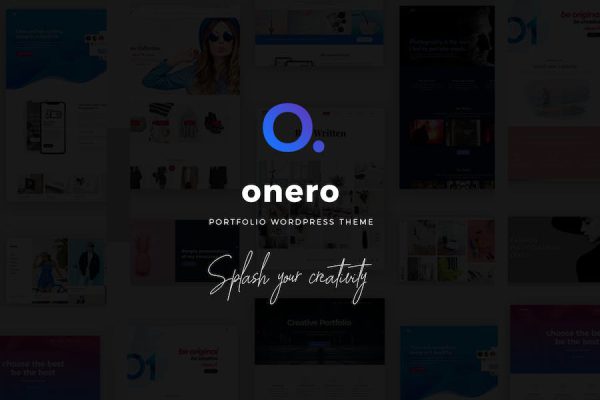 Onero - Creative Portfolio Theme for Professionals WordPress Teması