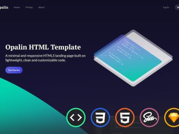 Opalin - Startup HTML Template Yazı Tipi