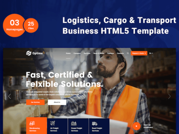 Optime - Logistics & Transportation HTML5 Template Yazı Tipi