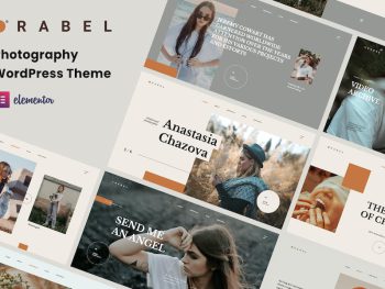 Orabel - Photography Portfolio Elementor WordPress Teması