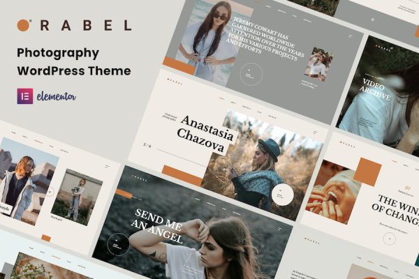 Orabel - Photography Portfolio Elementor WordPress Teması