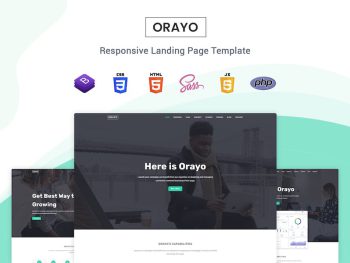 Orayo - Responsive Landing Page Template Yazı Tipi